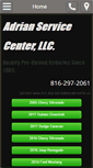 Mobile Screenshot of adrianservicecenter.com