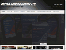 Tablet Screenshot of adrianservicecenter.com